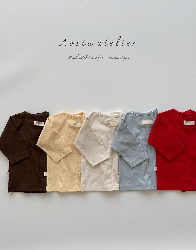 aosta /  every rib tee【for baby&kids】
