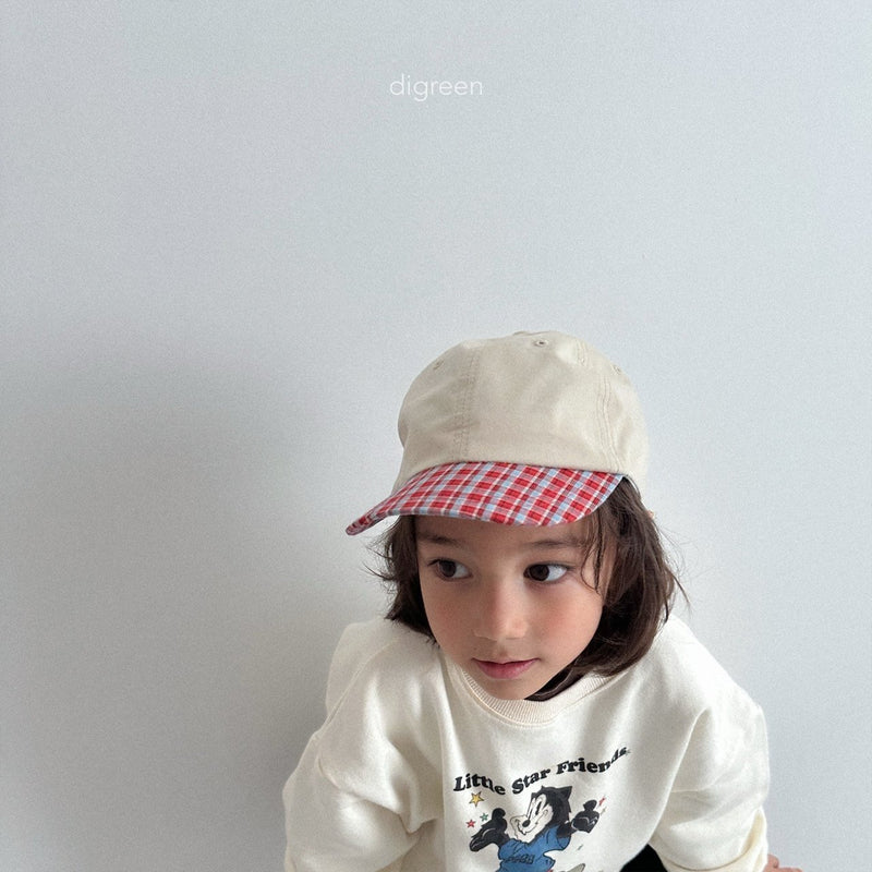 digreen / under check cap【for kids】