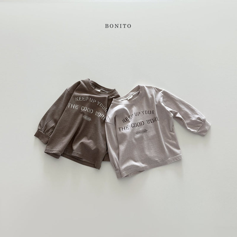 bonito / keep up pigment t 【for kids,Jr.&adult】