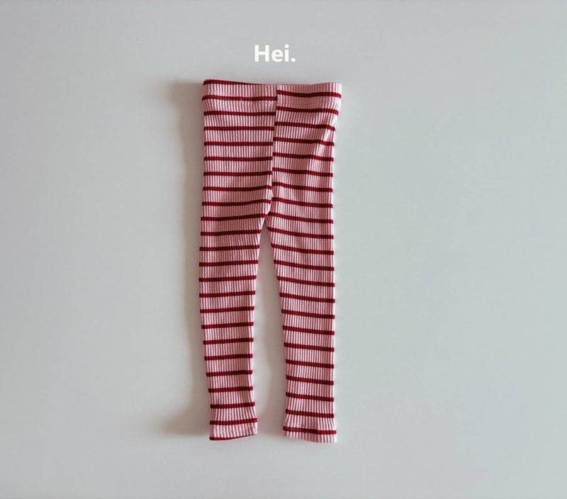 hei. / stripe leggings【for kids】