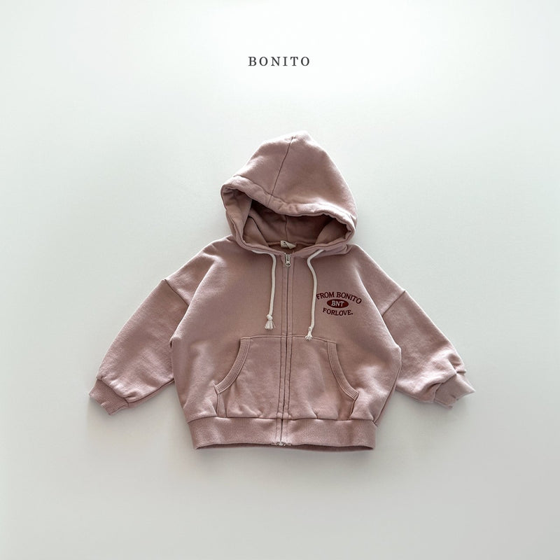 bonito / from bonito hood zip up 【for kids&Jr.】