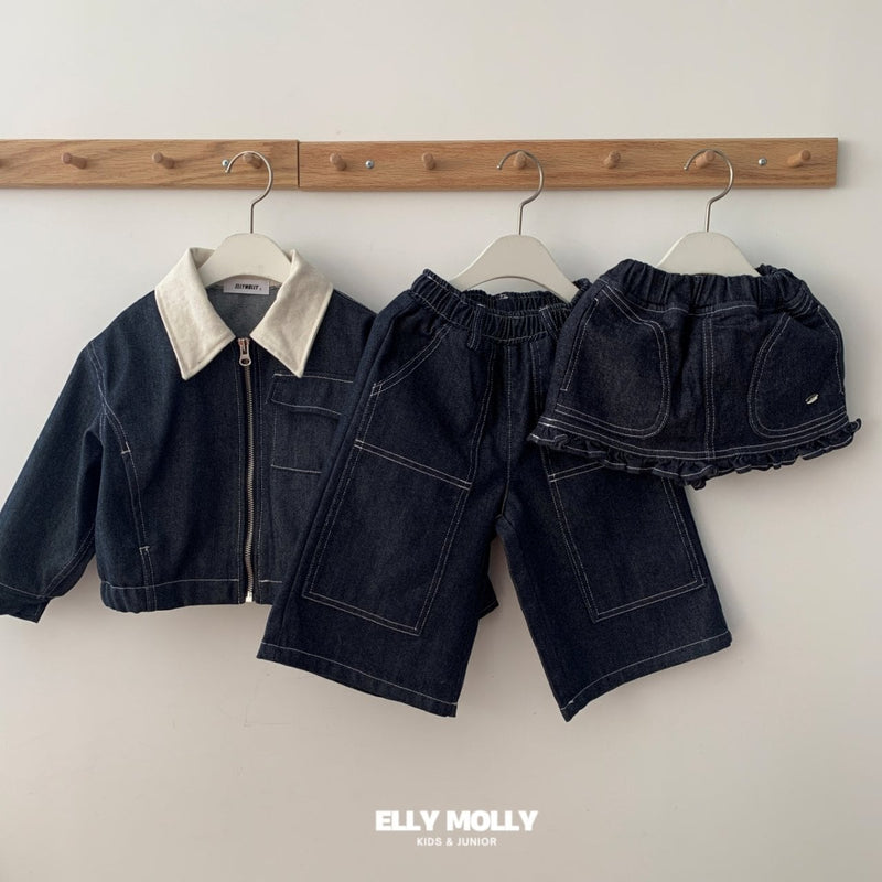 elly molly  / beasac fade crop jacket【for kids, Jr. 】