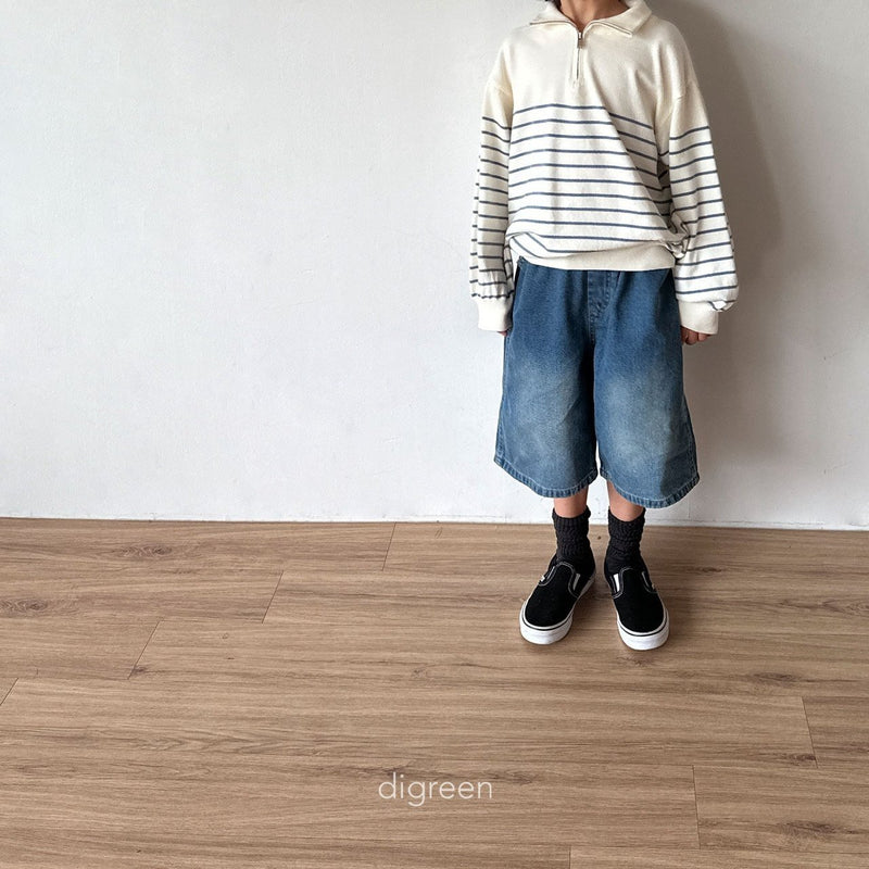 digreen / bermuda denim pants