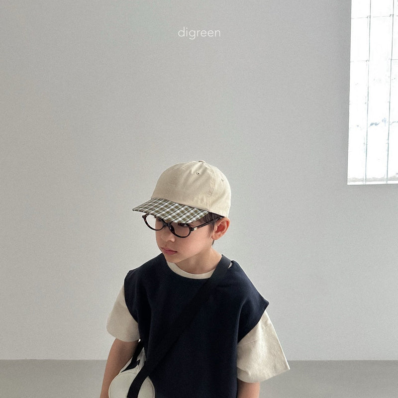 digreen / under check cap【for kids】