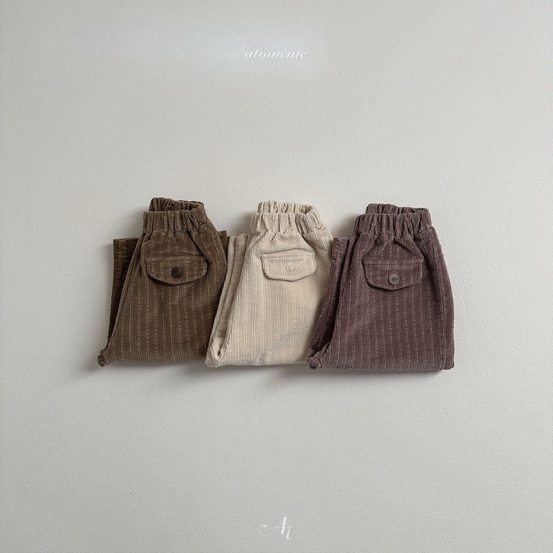 【即納 80/110size】atomeme / roy button pants 【 for baby, kids 】