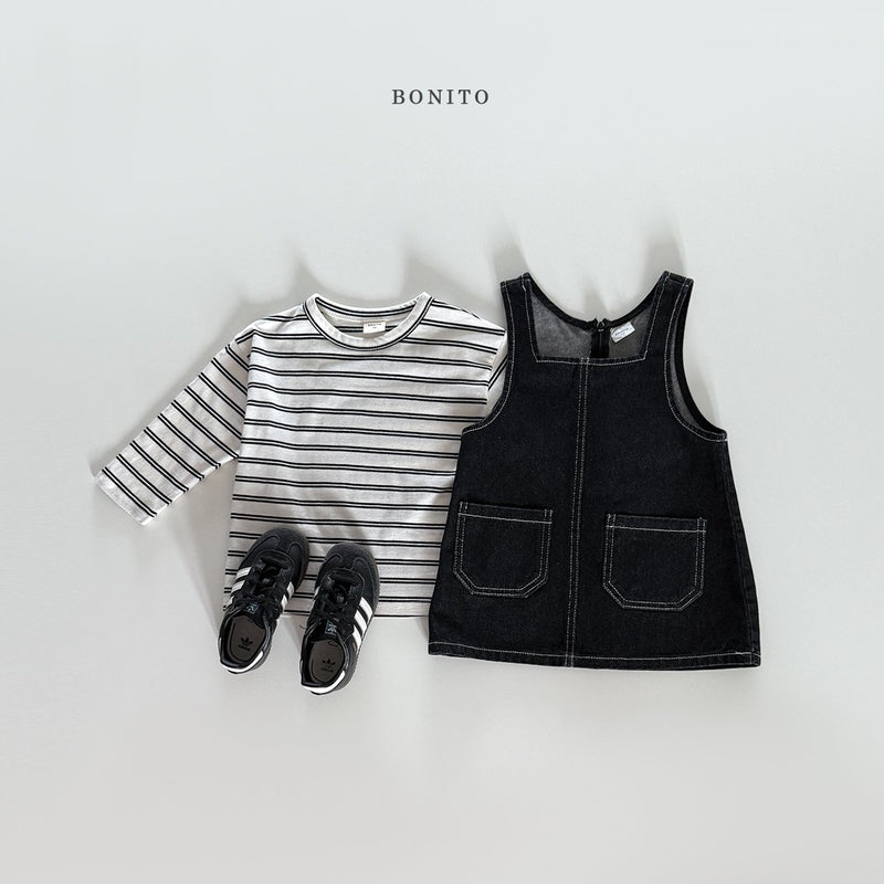 bonito / stitch denim ops【for kids&Jr.】