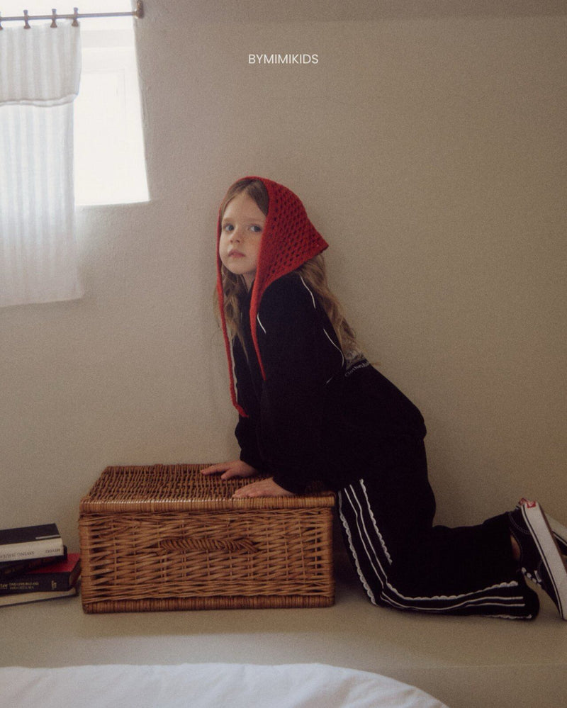 by mimi  / two way veloa pants【for kids , jr】