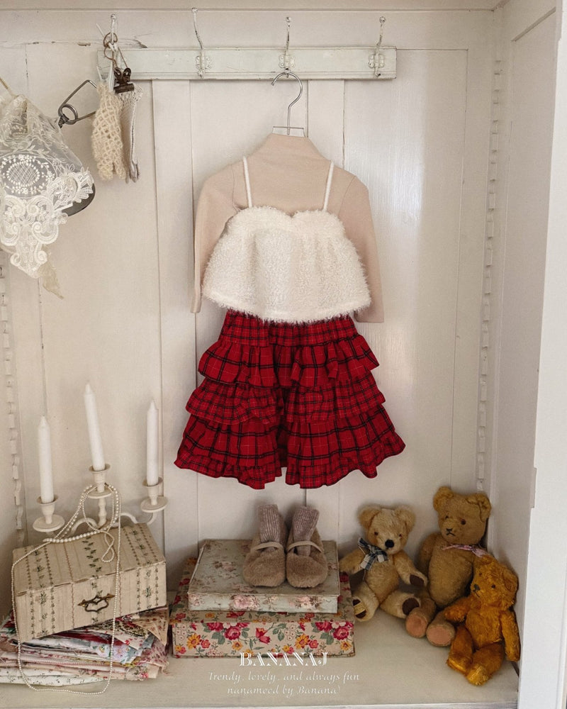 bananaj / cotton candy bustier top【for kids & jr.】