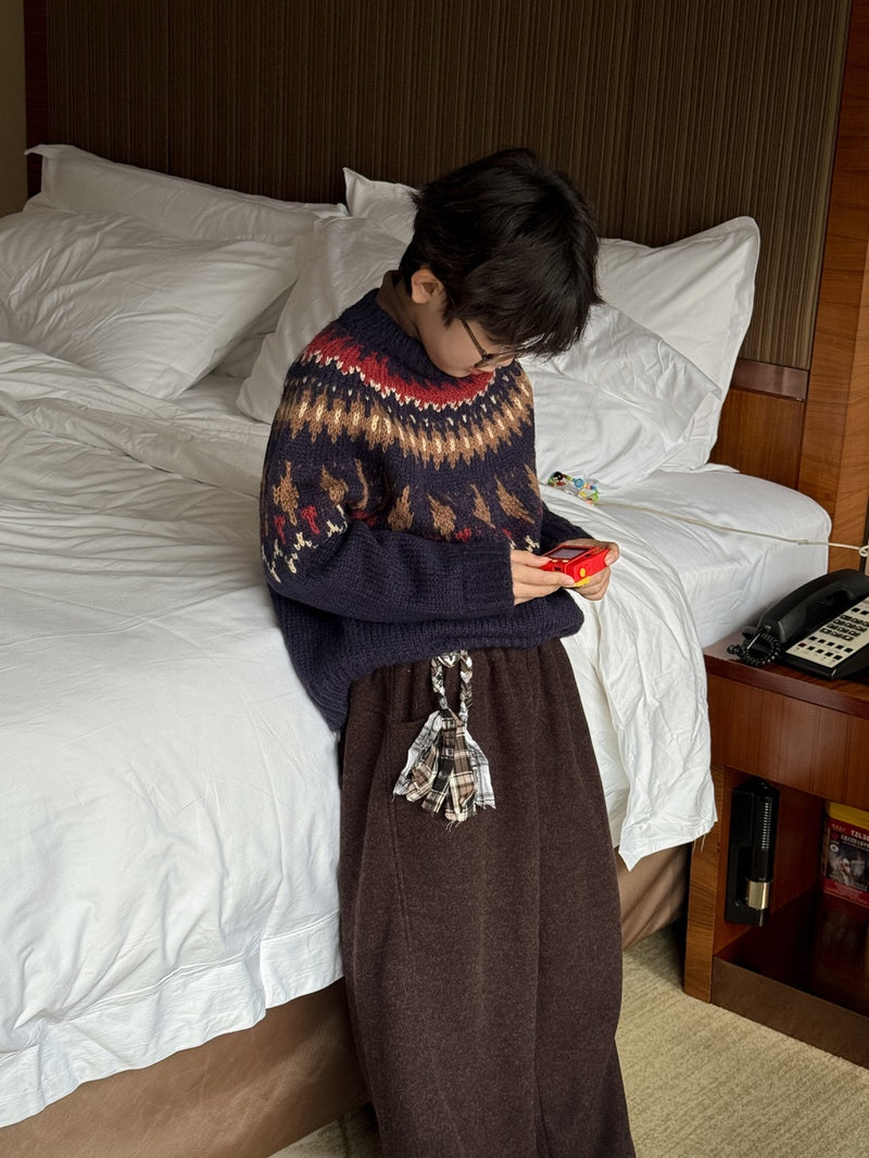 Nordic knit 【for kids&Jr.】