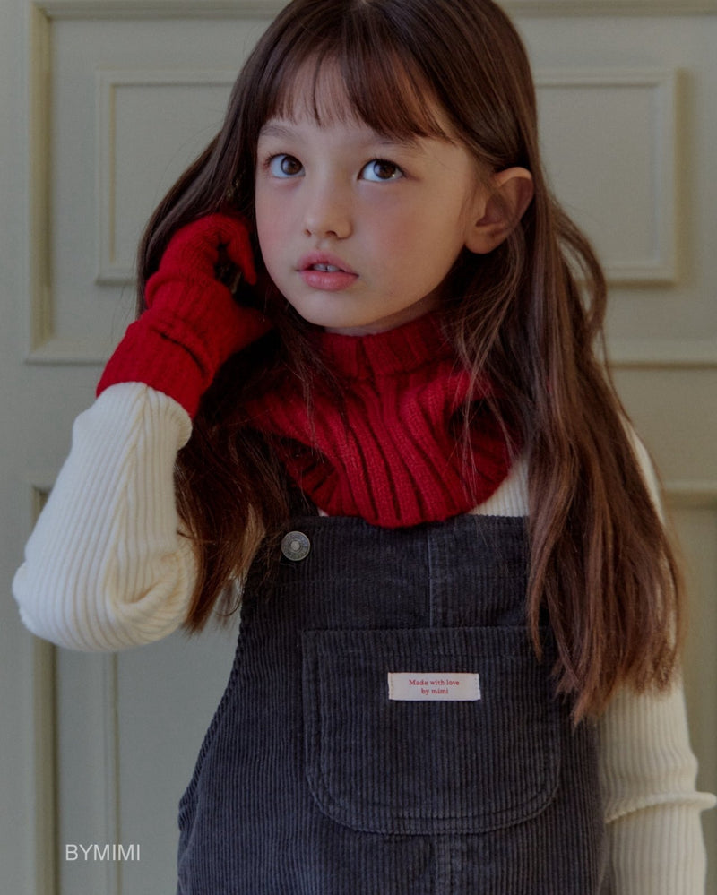 by mimi  / coco corduroy onepiece【for kids , jr】