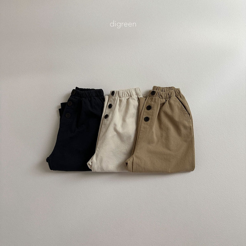 digreen / eyelet pants