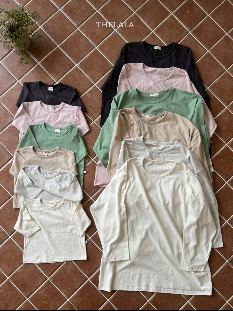 thelala / high muji tee【for kids. & adult】