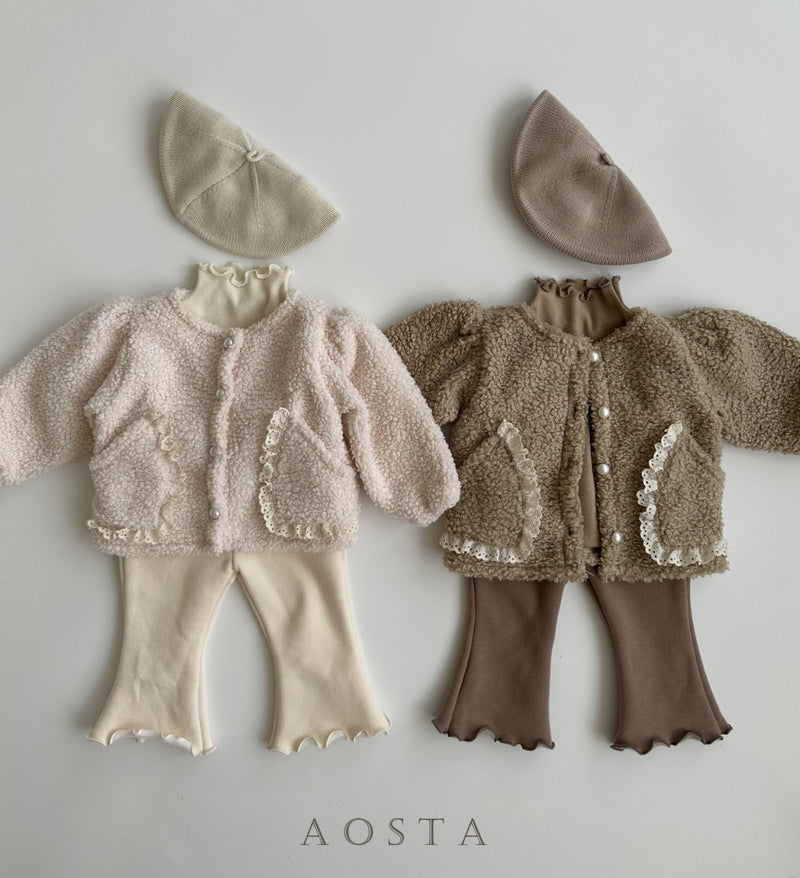 aosta / tete bear cardigan