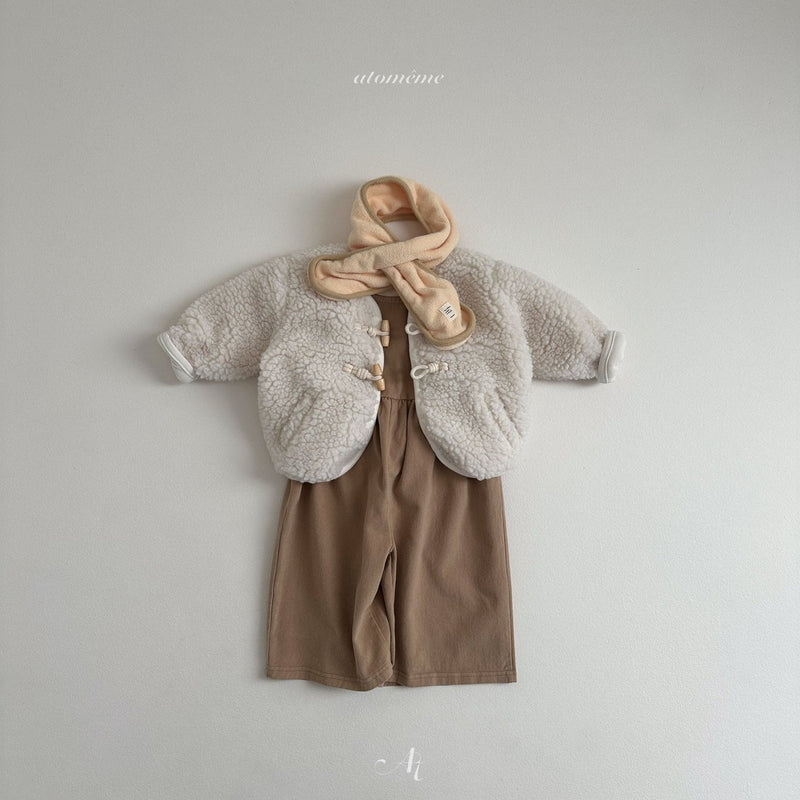 atomeme / fluffy jacket 【 for baby, kids 】