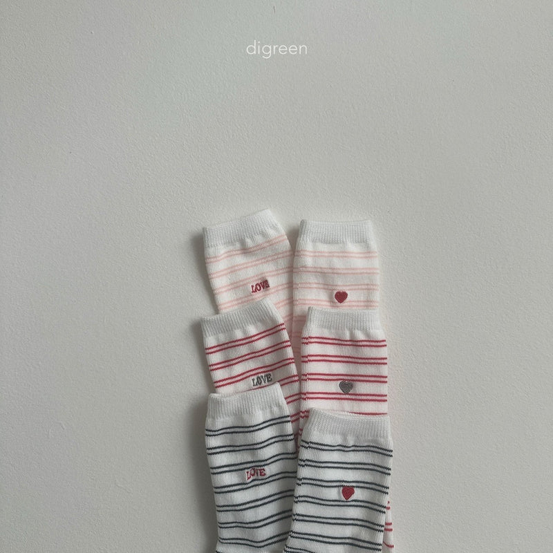 digreen / st love socks【for kids】