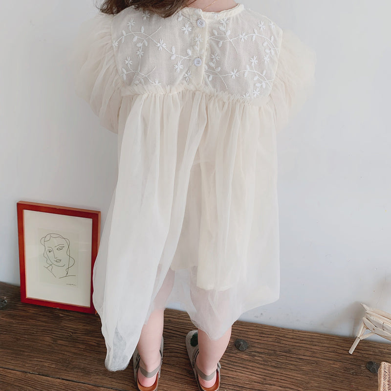 flower tulle one-piece【for kids ,jr.】