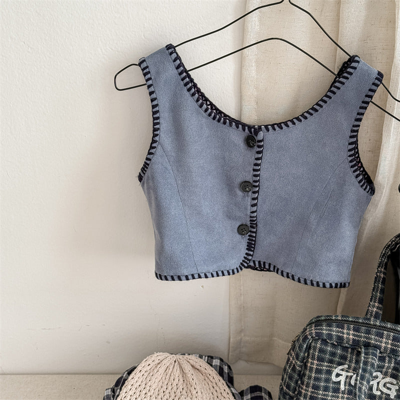 point stitch vest【for kids 】