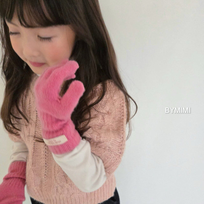 by mimi  / mocha polar tee【for kids , jr】