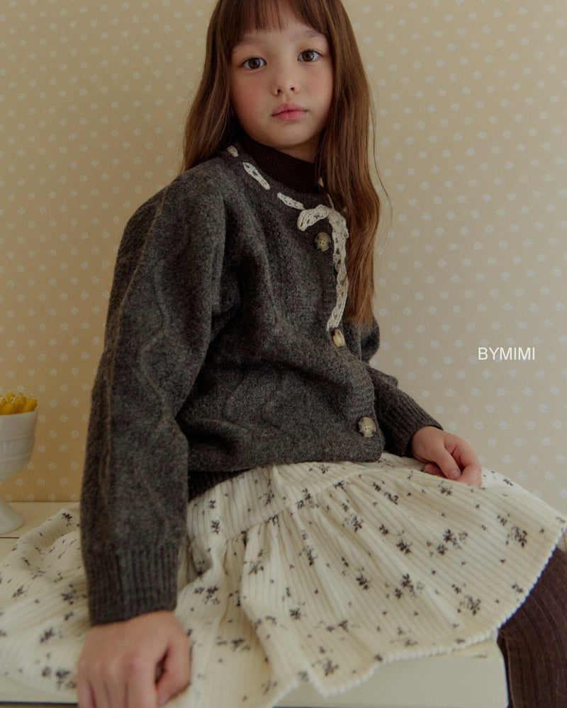 by mimi  / corduroy  skirt【for kids , jr】