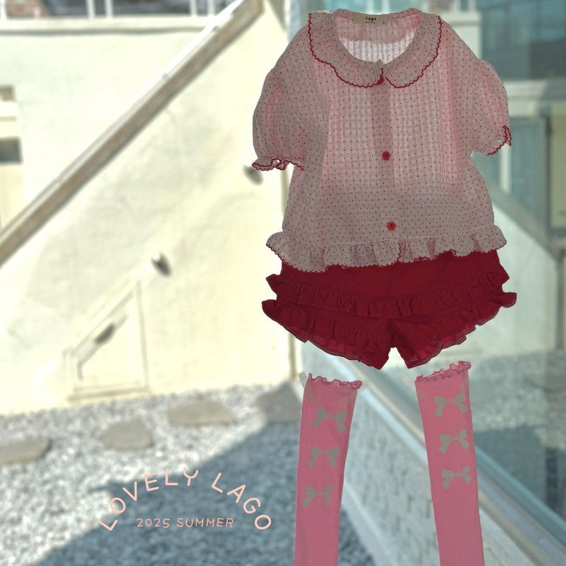 lago / pincot blouse【for kids&Jr. 】