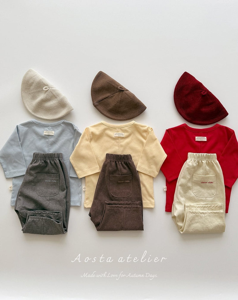 aosta /  every rib tee【for baby&kids】