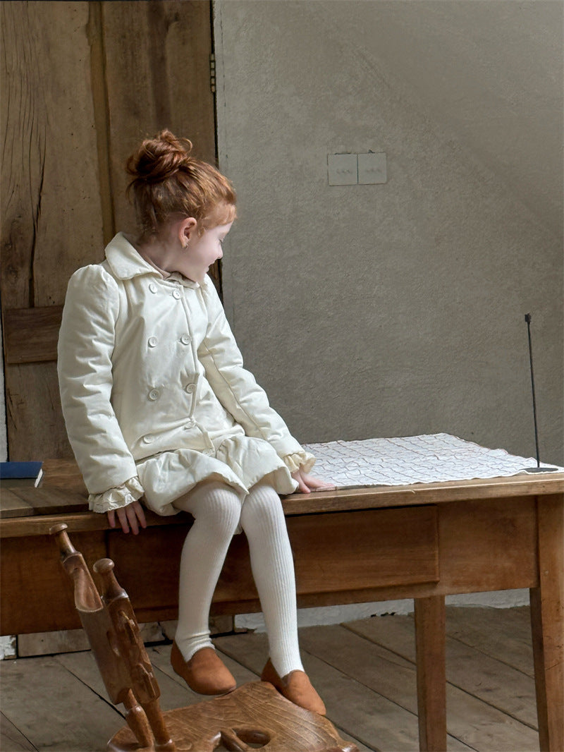 cheng le  / double slim padding coat 【for kids , jr 】