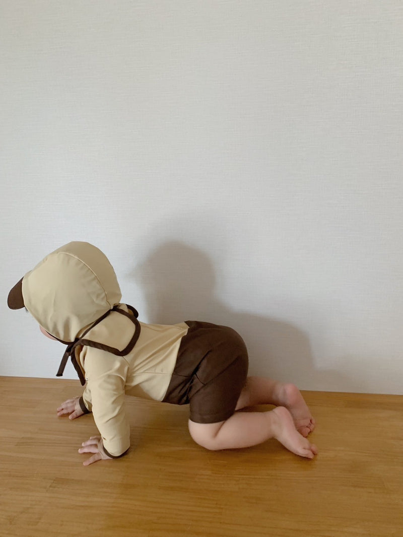 即納 hibyebebe / tonton swim suit set（with bonnet）