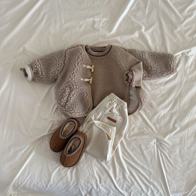 atomeme / fluffy jacket 【 for baby, kids 】