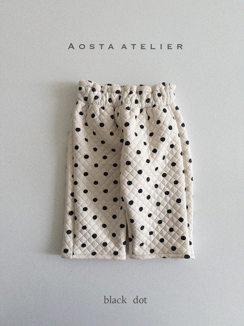 aosta / quilted pants