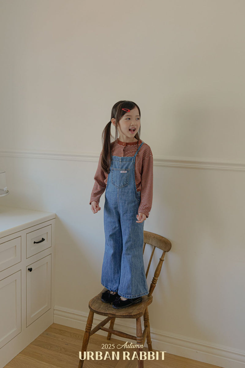 urban rabbit / denim boots cut overall【for kids & Jr.】