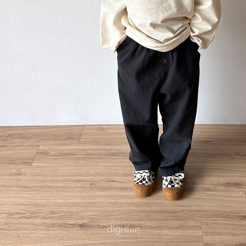 digreen / eyelet pants