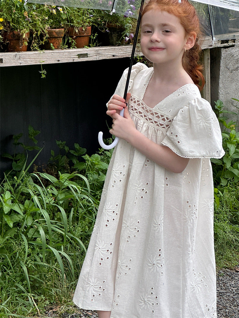 cheng le  / linen one-piece【for kids , jr】
