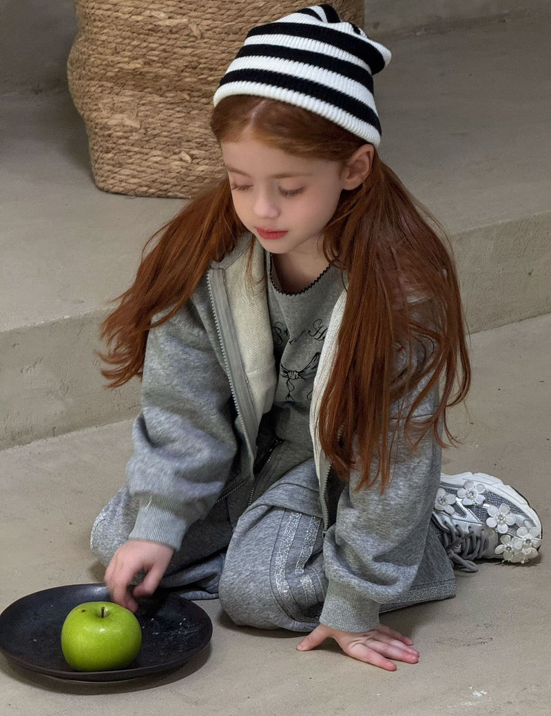 otaly /  hoodie tops & flare pants set【for kids , jr】(no.5736)