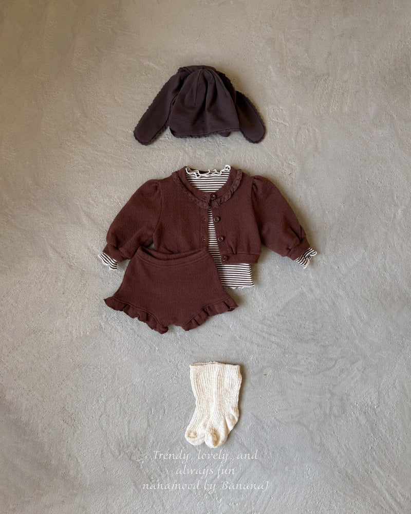 nanamood by banana.j / bebe knit frill pants【for baby】