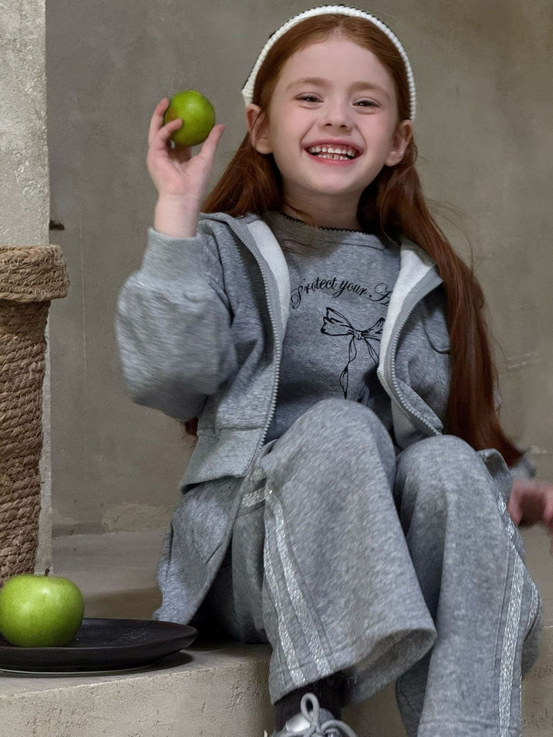 otaly /  hoodie tops & flare pants set【for kids , jr】(no.5736)