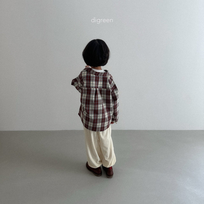 digreen / plaid shirt【for kids】
