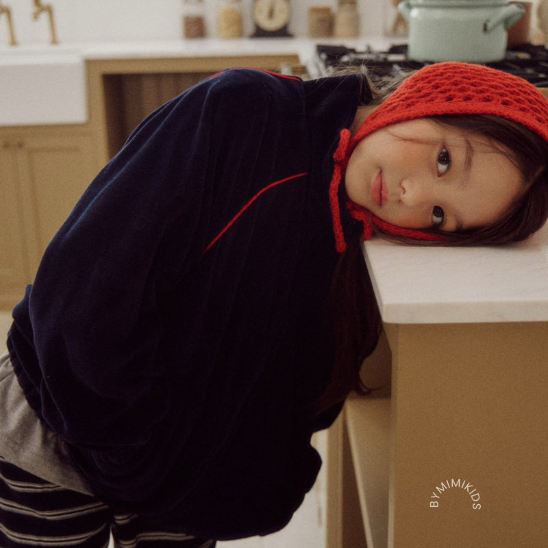 by mimi  / triangle bonnet【for kids , jr】