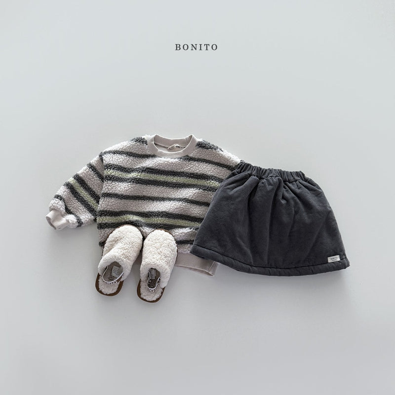 bonito / corduroy bonding skirt【for kids&Jr.】