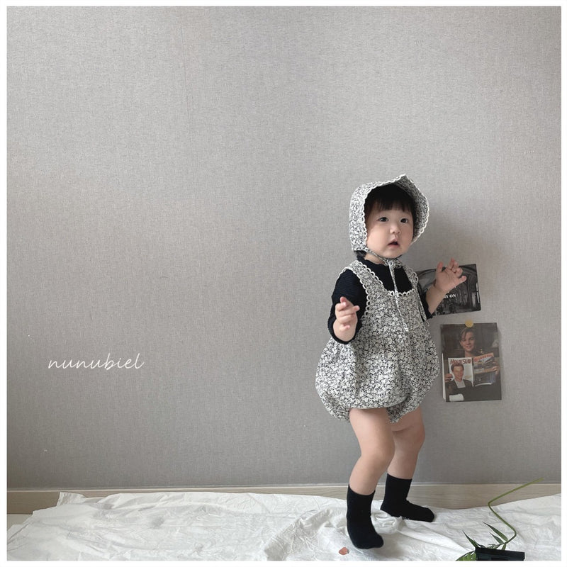 nunubiel/ bebe pancy romper & bonnet