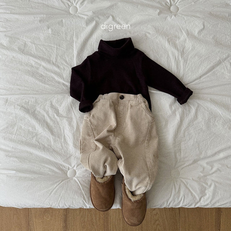 digreen / corduroy pants