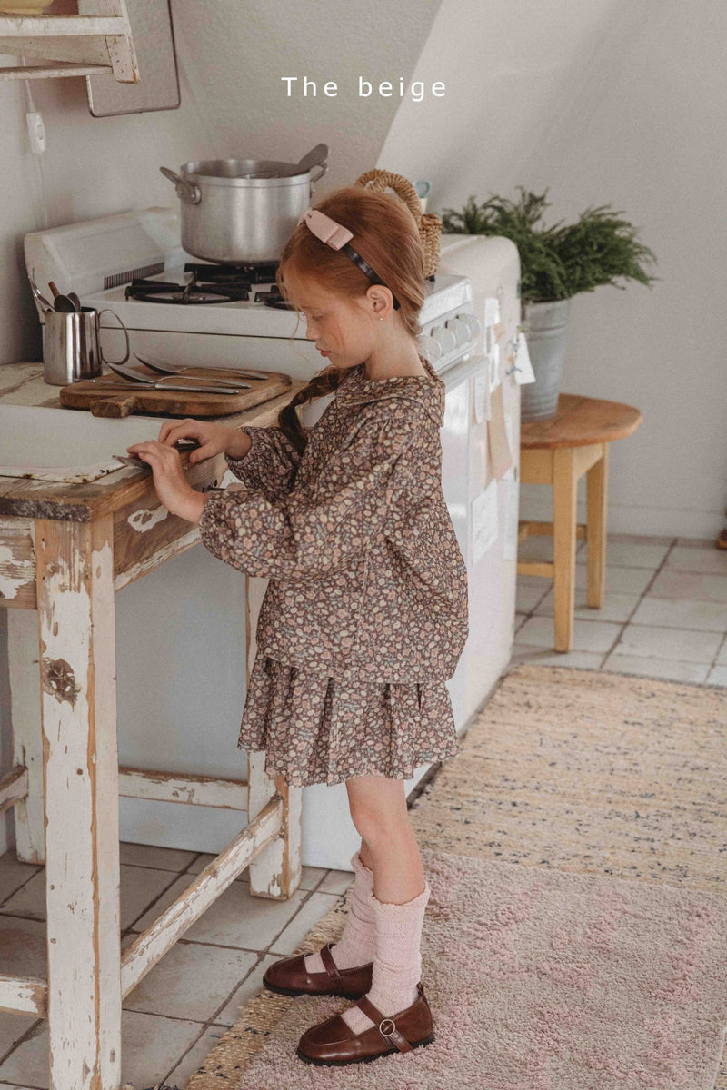 the beige / golden dunca blouse