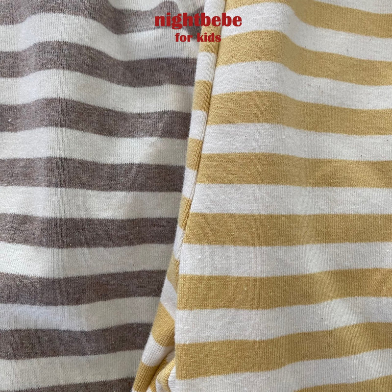 nightbebe / butter stripe jogger pants