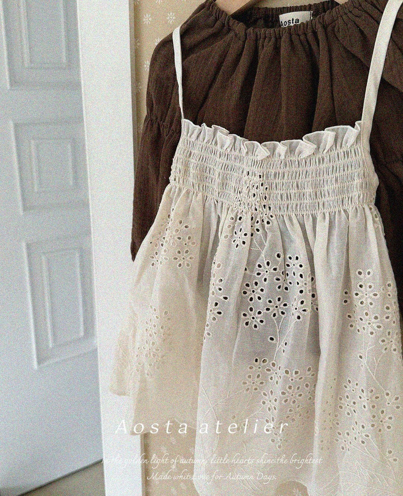 aosta /  lace leaf dress【for baby&kids】