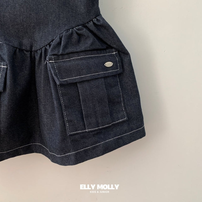 elly molly  / non fade big pocket onepiece【for kids, Jr. 】