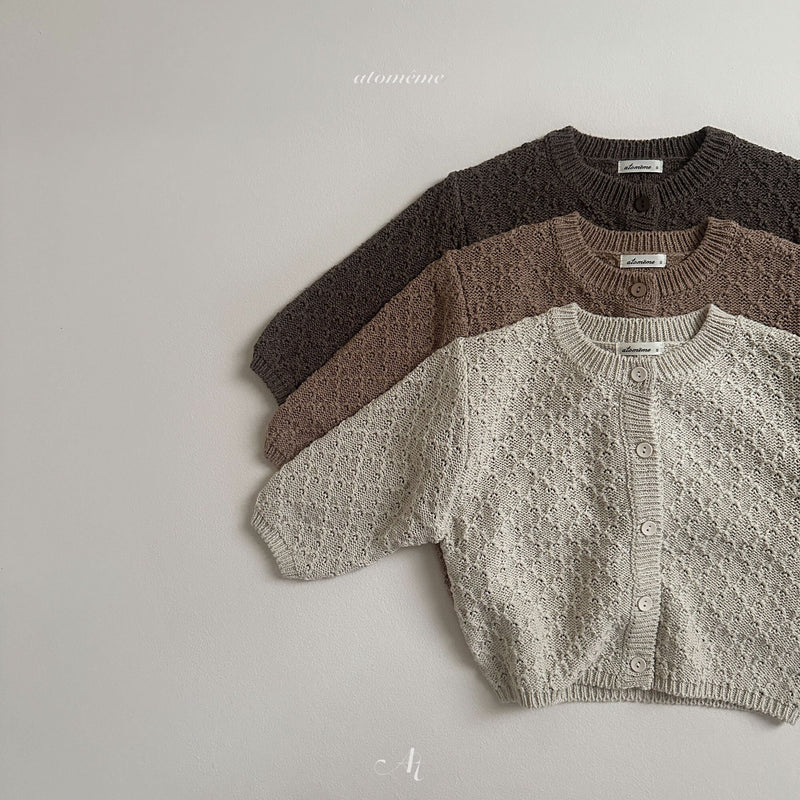 atomeme / vanilla knit cardigan