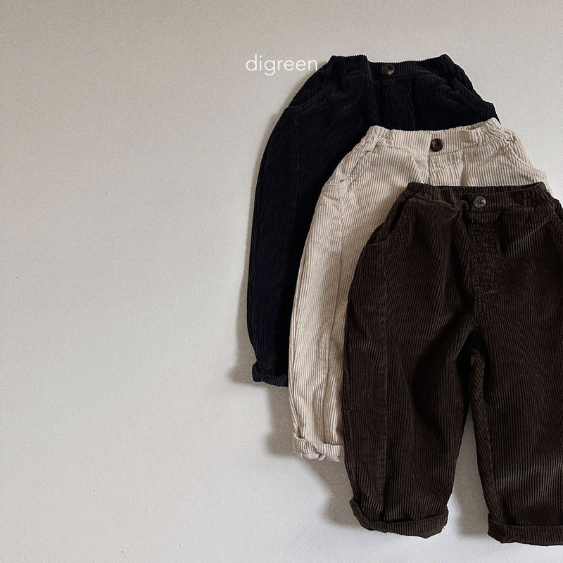 digreen / corduroy pants