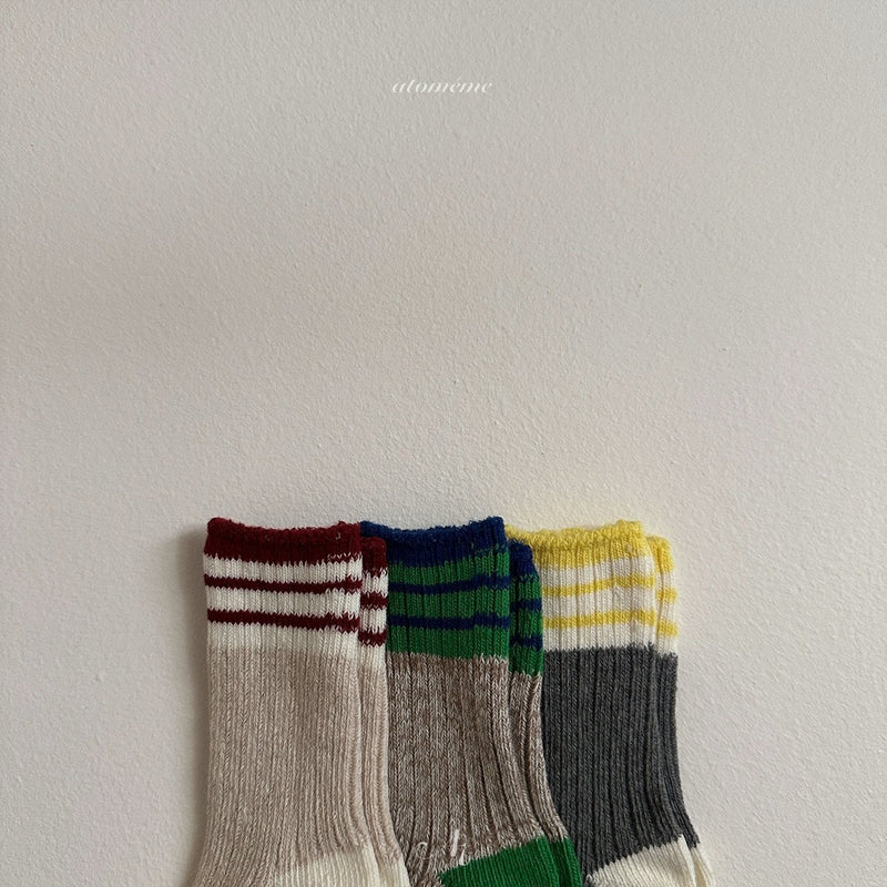 atomeme / french socks set (3set)【 for baby, kids 】