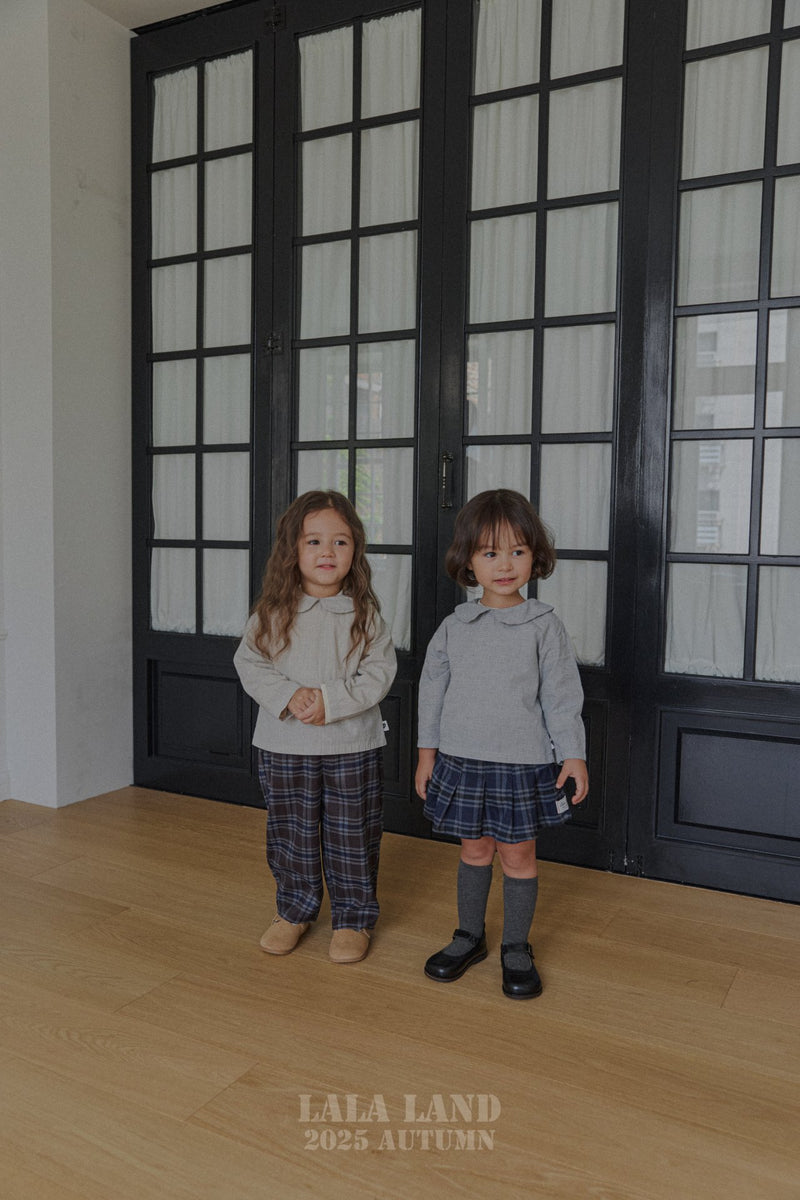 lalaland / lala check skirt【for kids】