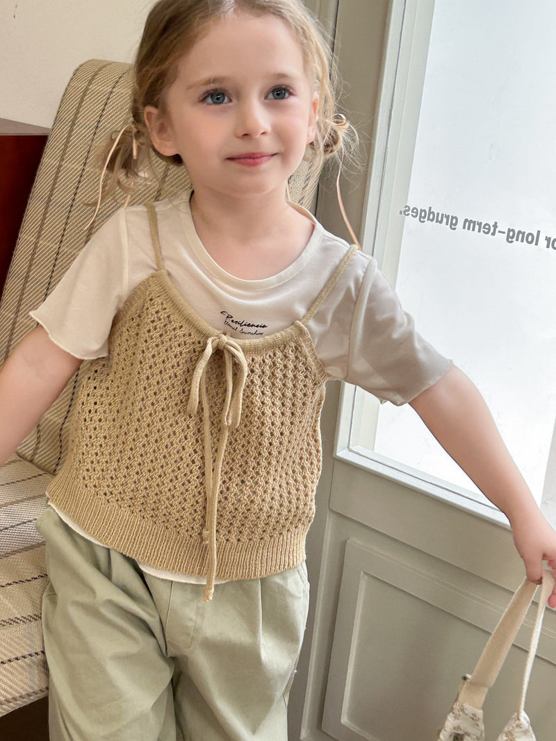 knit bustier【for kids &  Jr.】