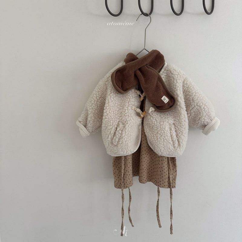 atomeme / fluffy jacket 【 for baby, kids 】